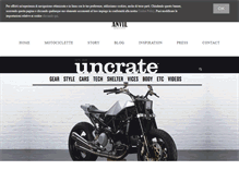 Tablet Screenshot of anvilmotociclette.com